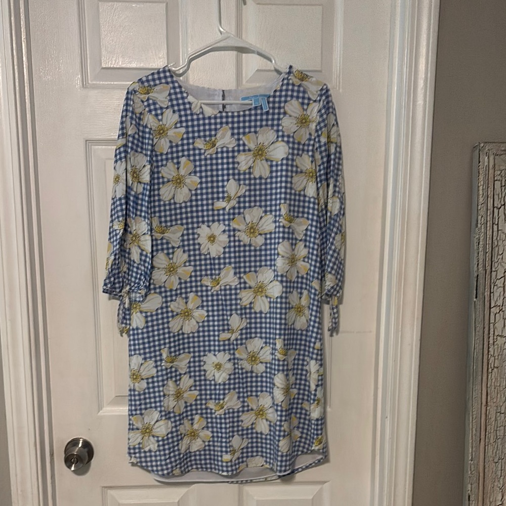 Draper James Checkered Magnolia Shift Dress. Perfect for Spring!